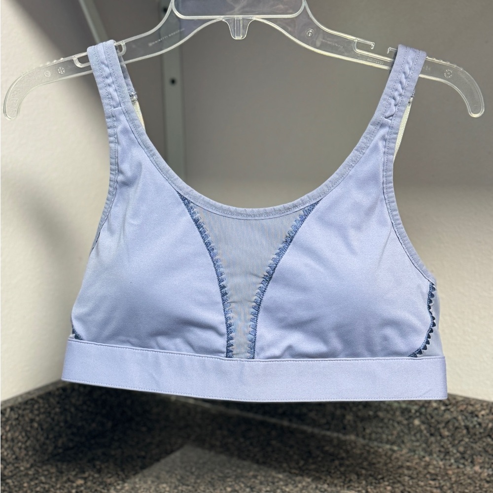 Fabletics Light Purple Sports Bra with Removable Pads